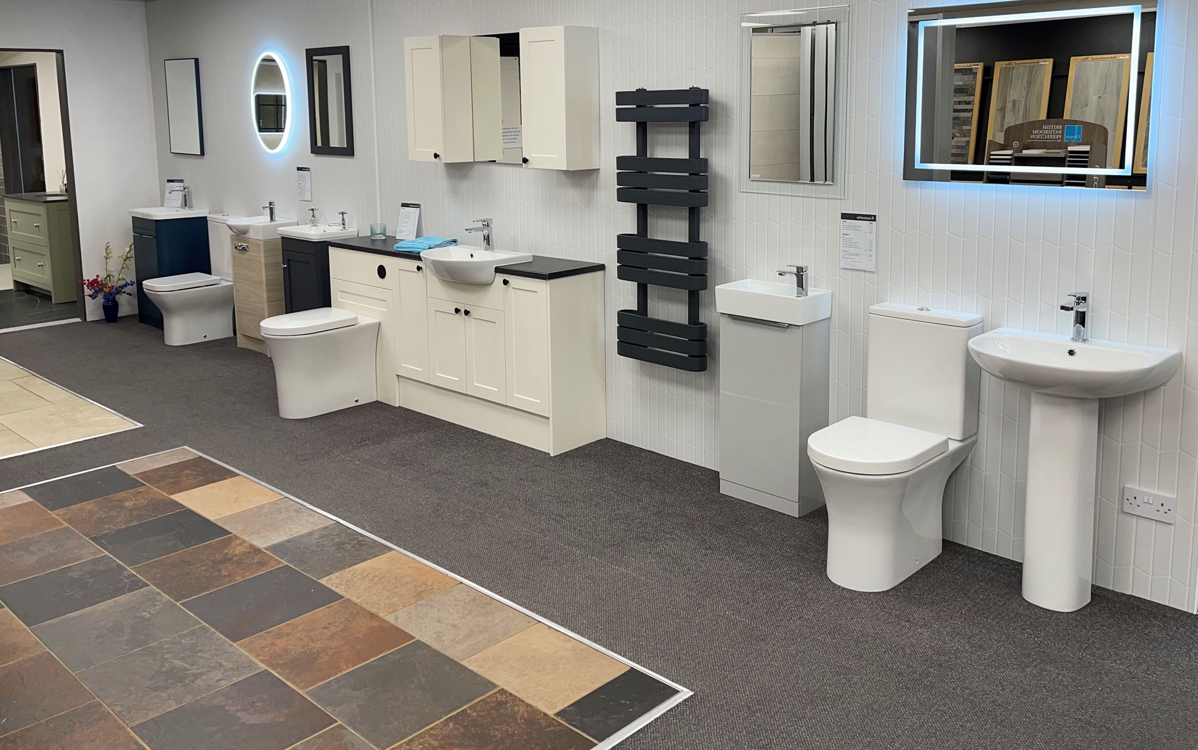 View of the Yeovil Reflection's Bathrooms showroom - Image 2