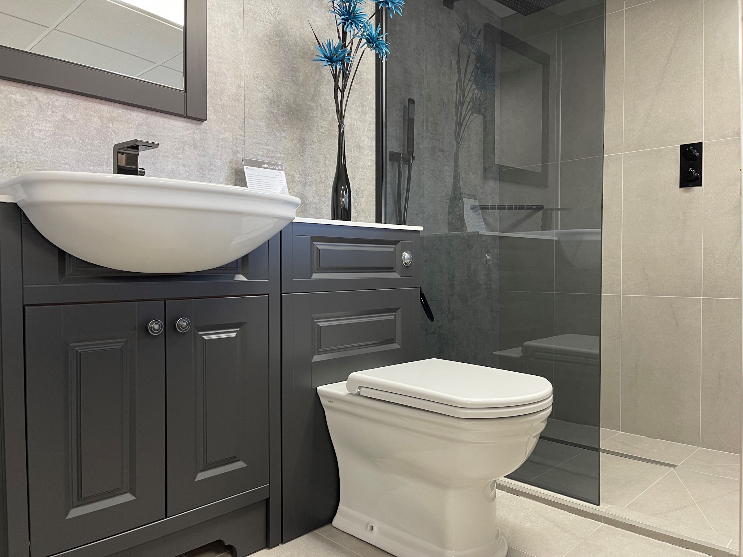 View of the Yeovil Reflection's Bathrooms showroom - Image 8