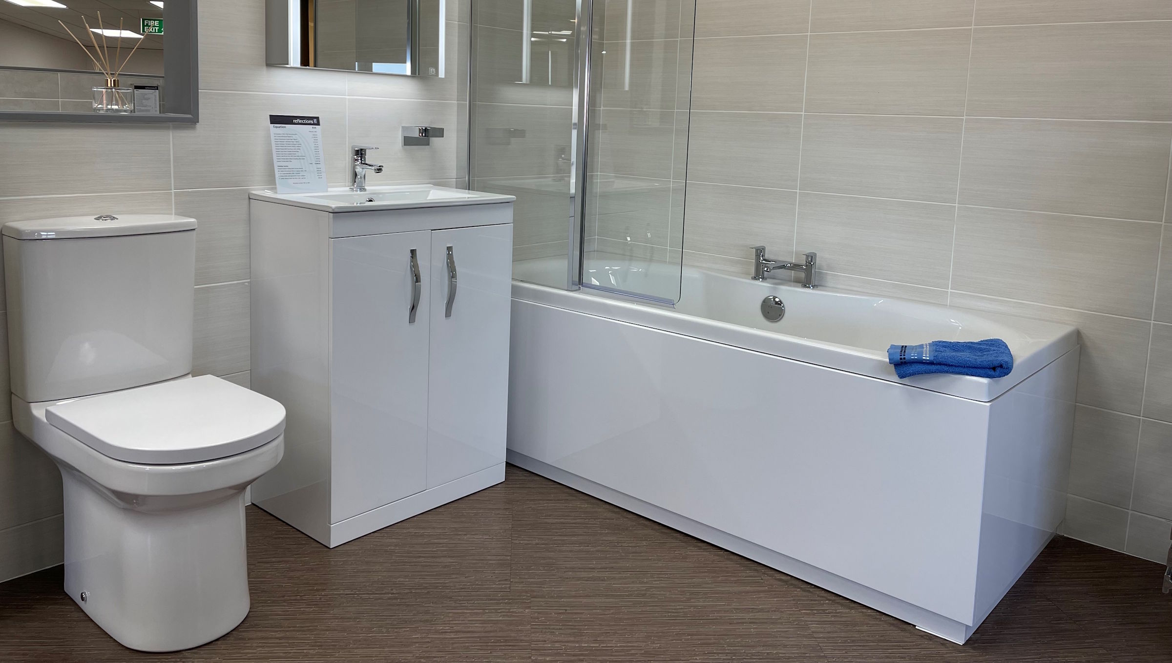 View of the Yeovil Reflection's Bathrooms showroom - Image 9